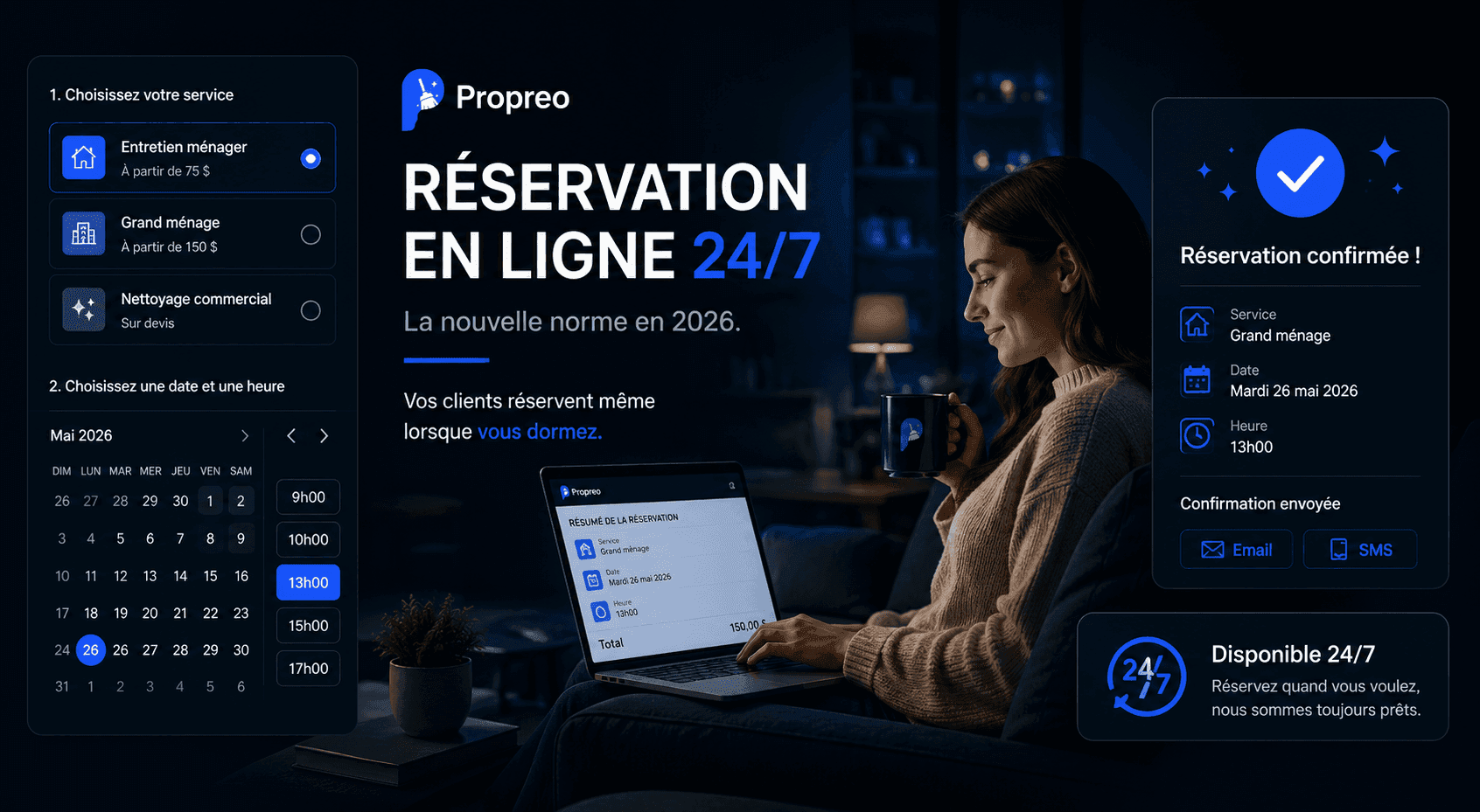 Réservation en ligne : la norme de 2026