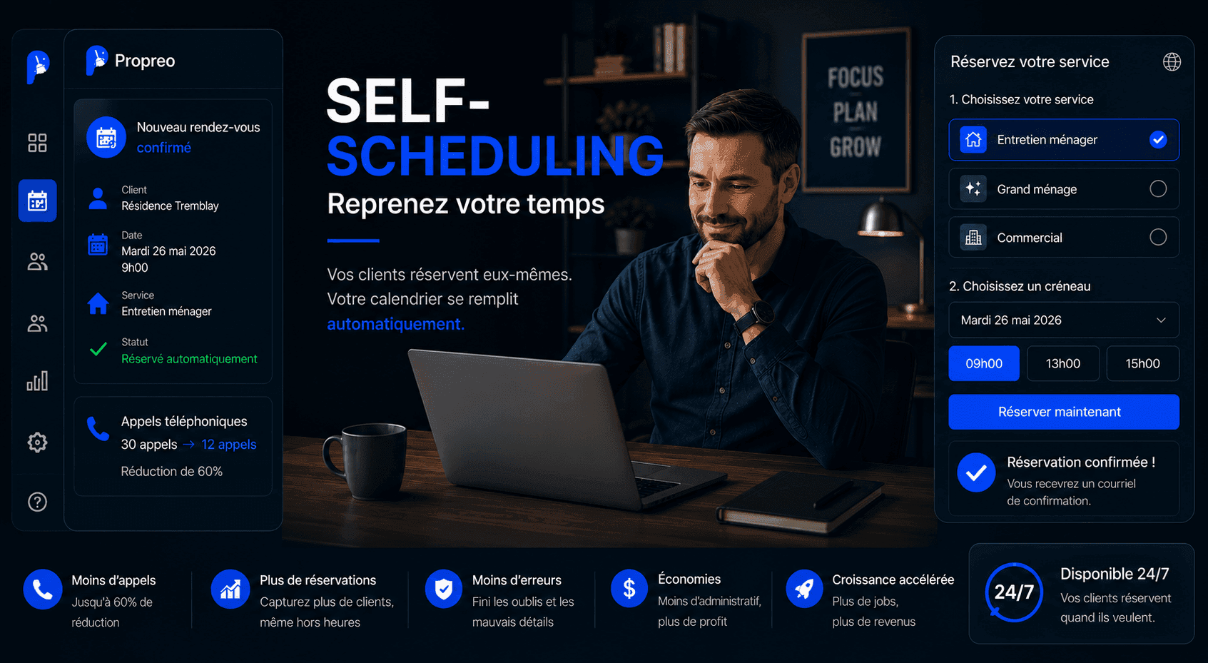 Self-Scheduling : et si vos clients prenaient rendez-vous sans vous appeler ?
